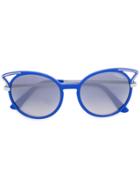 Vogue Eyewear Round Framed Sunglasses - Blue