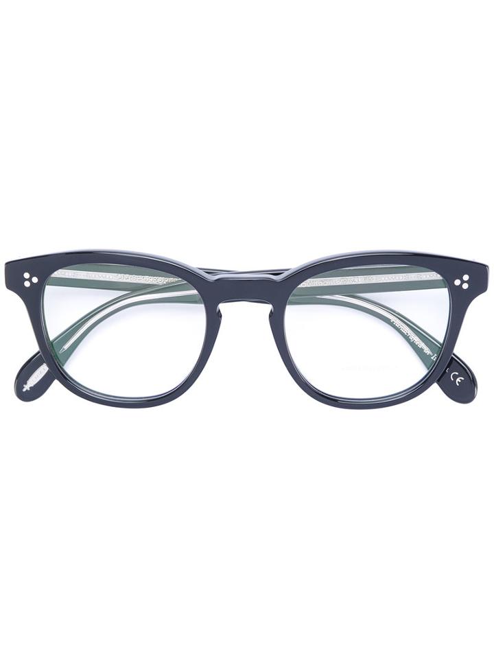 Oliver Peoples - Kauffman Glasses - Unisex - Acetate - 49, Black, Acetate