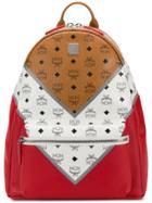 Mcm Visetos Backpack - Red