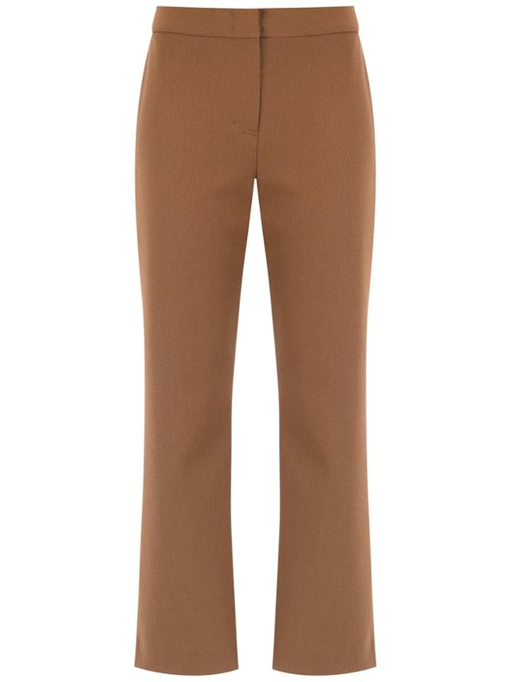 Nk Cropped Trousers - Brown