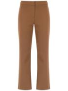 Nk Cropped Trousers - Brown