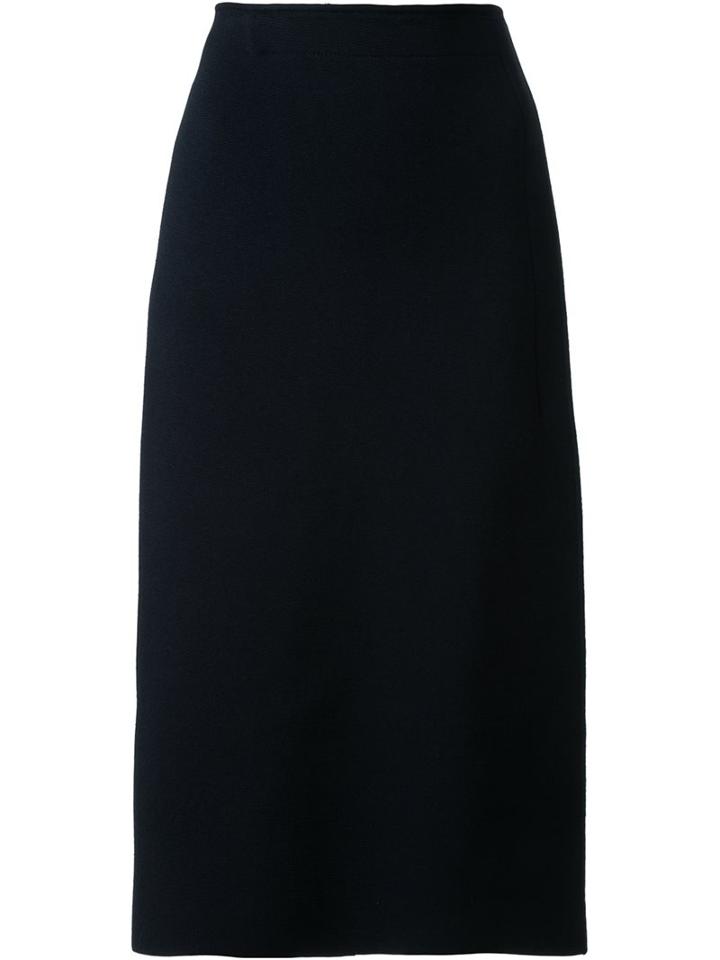 Scanlan Theodore Crepe Knit Wrap Skirt