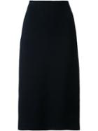 Scanlan Theodore Crepe Knit Wrap Skirt