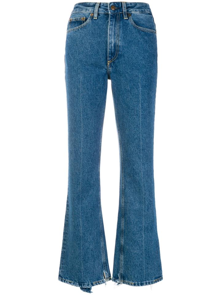 Mauro Grifoni Flared Jeans - Blue