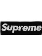 Supreme New Era Big Logo Headband - Black