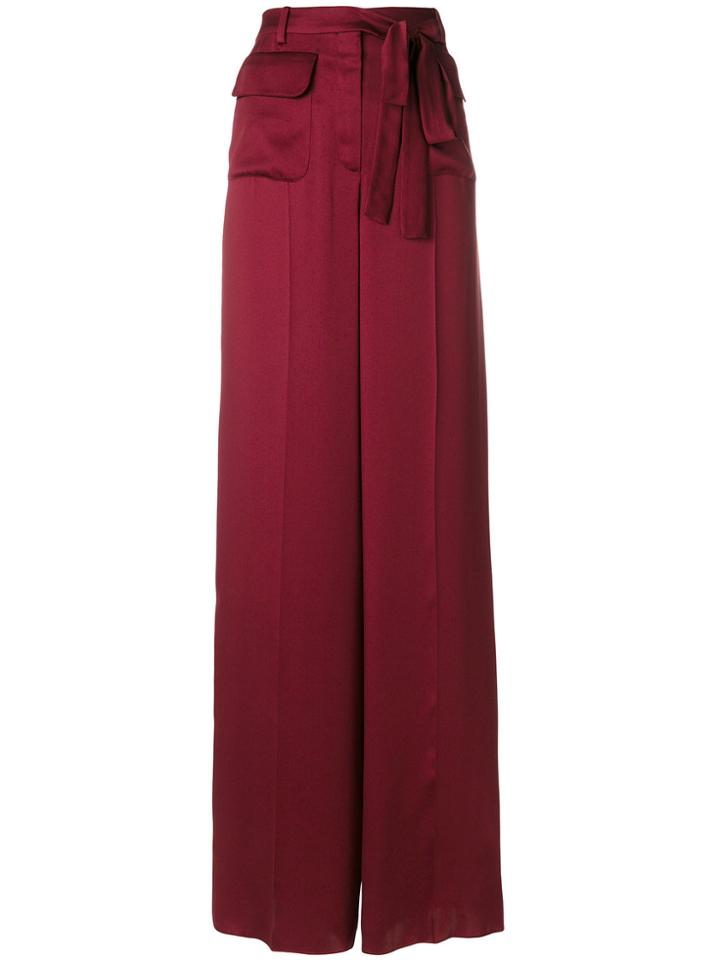 Vivetta Embroidered Wide-leg Trousers