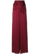 Vivetta Embroidered Wide-leg Trousers