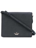 Kate Spade - Flap Crossbody Bag - Women - Calf Leather/polyester/polyurethane - One Size, Black, Calf Leather/polyester/polyurethane