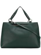 Orciani Pebbled Tote Bag - Green