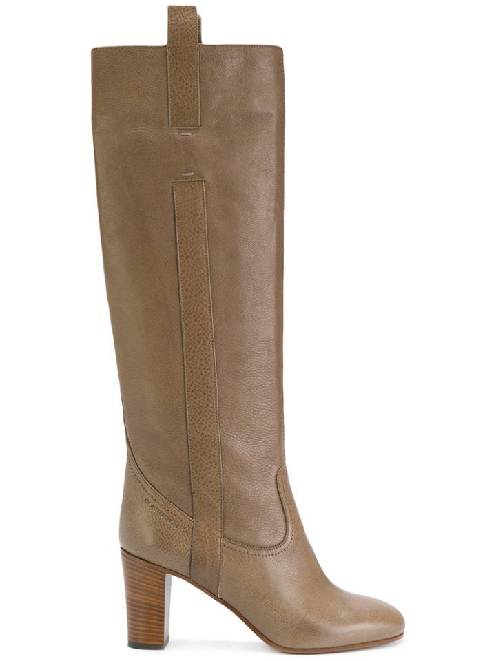 L'autre Chose Mid-calf Length Boots - Brown