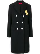 The Gigi Double-breasted Coat - Black