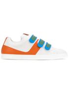 Fendi Colour-block Sneakers - White