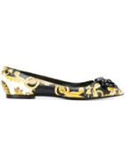 Versace Barocco Palazzo Flats - Black