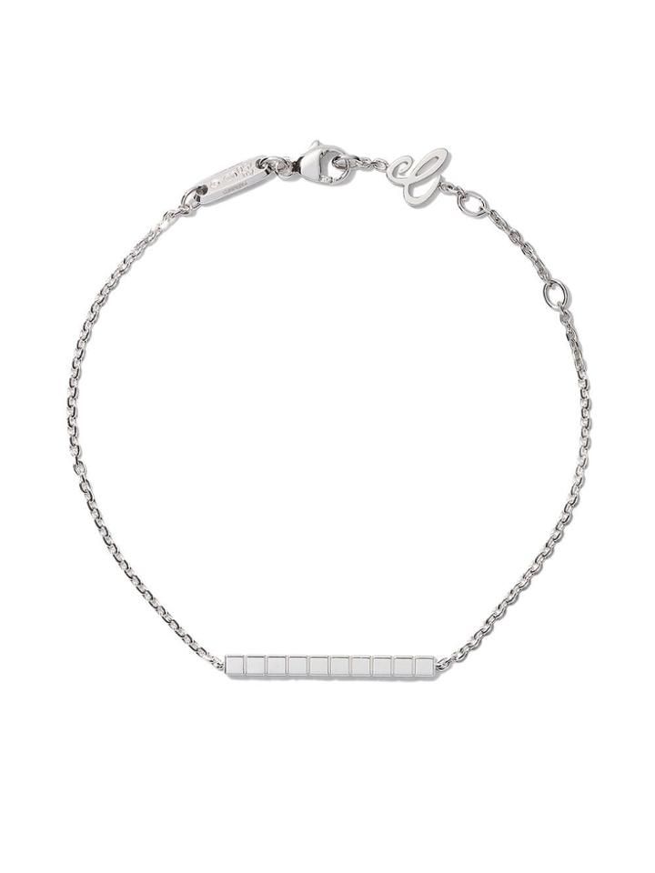 Chopard 18kt White Gold Ice Cube Pure Bracelet - Fairmined White Gold