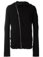 Lost & Found Rooms Off-centre Zip Hoodie, Men's, Size: Large, Black, Cotton