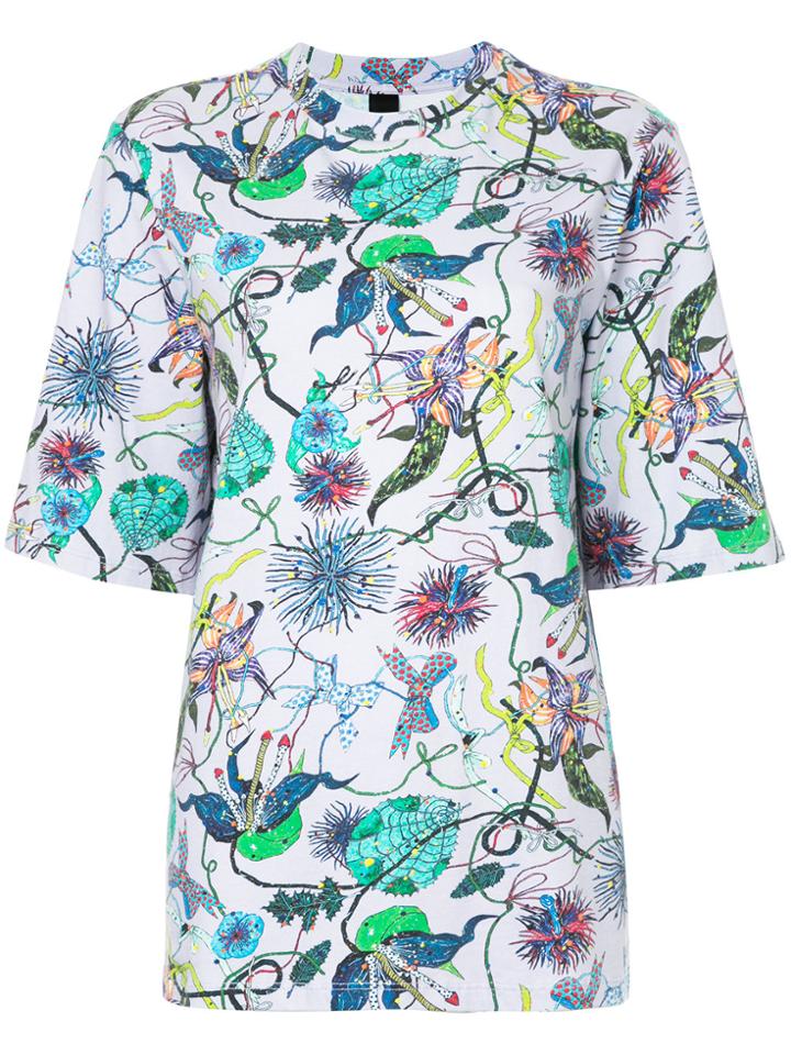 Romance Was Born Orchid Garden T-shirt - Pink & Purple