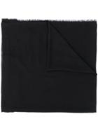 M Missoni Embroidered Logo Scarf - Black