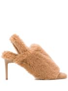 Max Mara Slingback 80mm Sandals - Brown
