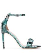 Alberto Gozzi Python Sandals - Green