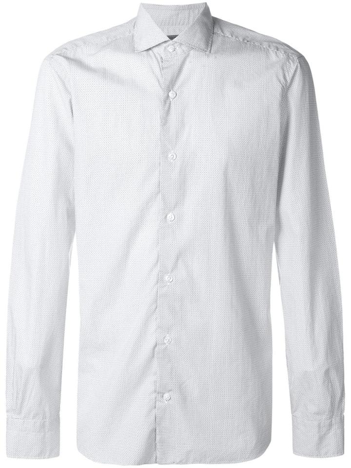 Barba Micro Dot Shirt - Blue