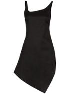 Coperni Motion Asymmetrical Mini Dress - Black