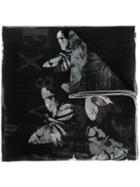 Alexander Mcqueen Butterfly And Skull Scarf