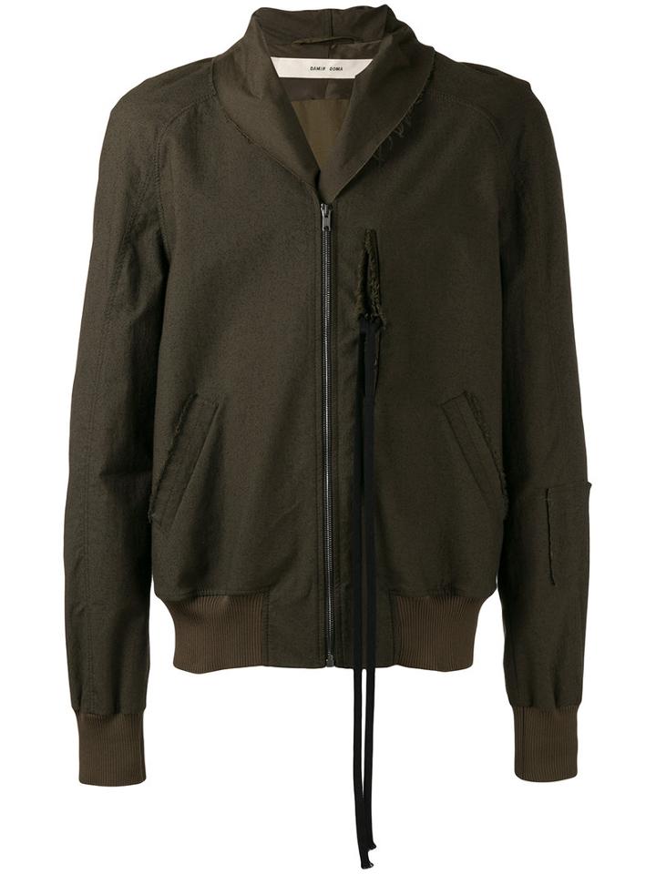 Damir Doma - Hooded Jacket - Men - Cotton/polyamide/spandex/elastane - S, Green, Cotton/polyamide/spandex/elastane