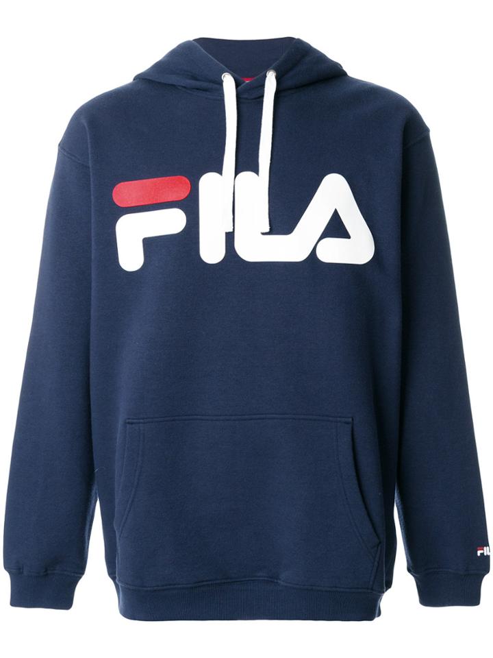 Fila Logo Hoodie - Blue