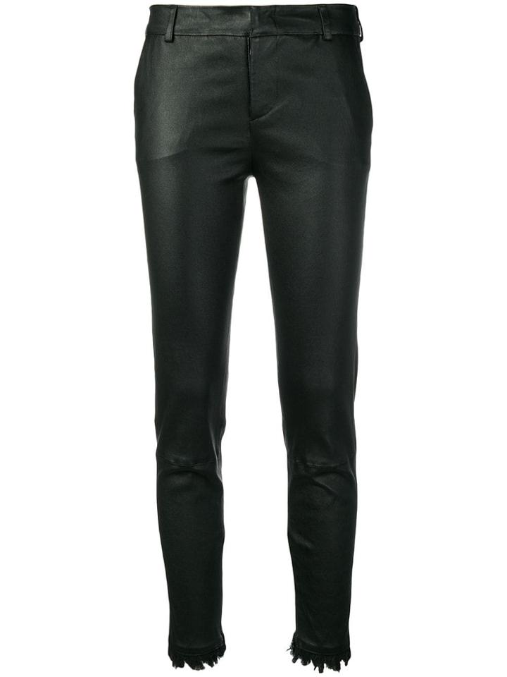 Federica Tosi Leather Trousers - Black