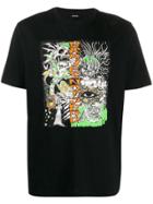 Diesel Sketched Graphic T-shirt - Black