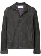 Officine Generale Casual Suede Jacket - Grey