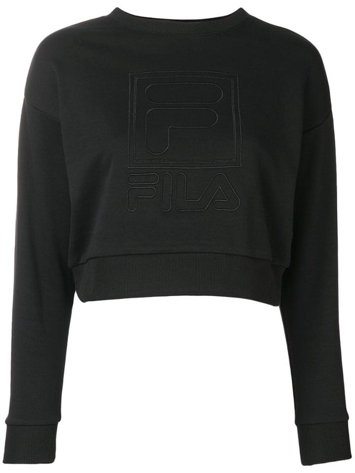 Fila Embroidered Logo Sweatshirt - Black