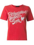 Talie Nk - Printed T-shirt - Women - Cotton - M, Red, Cotton
