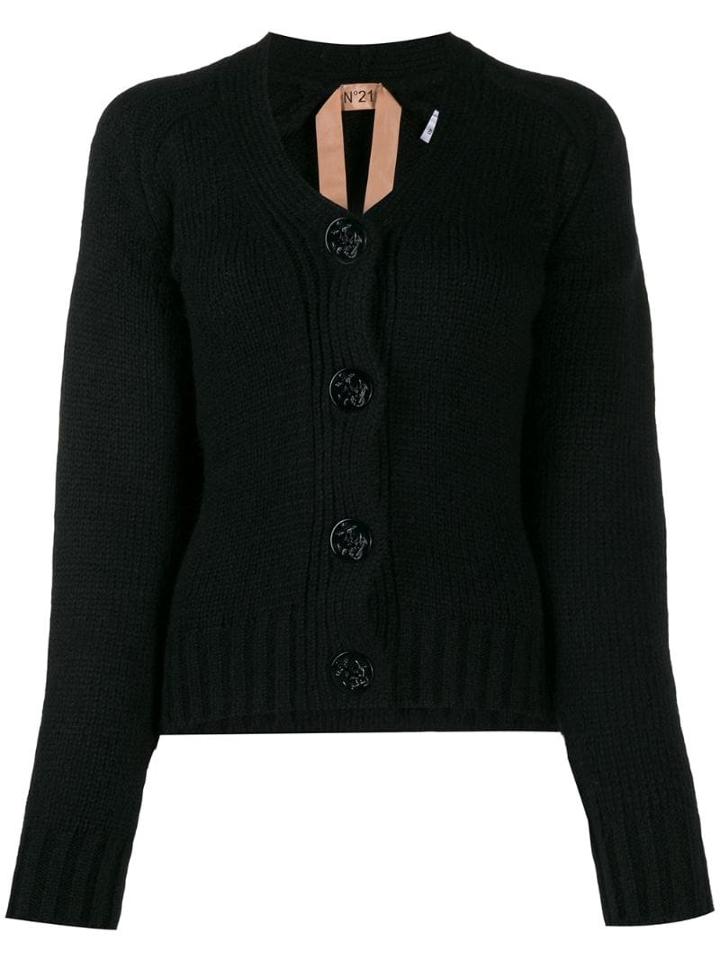 Nº21 Knitted Cardigan - Black