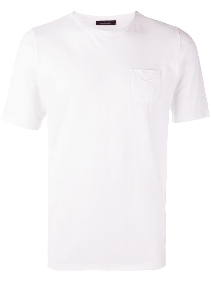 Classic T-shirt - Men - Cotton - 50, White, Cotton, Roberto Collina