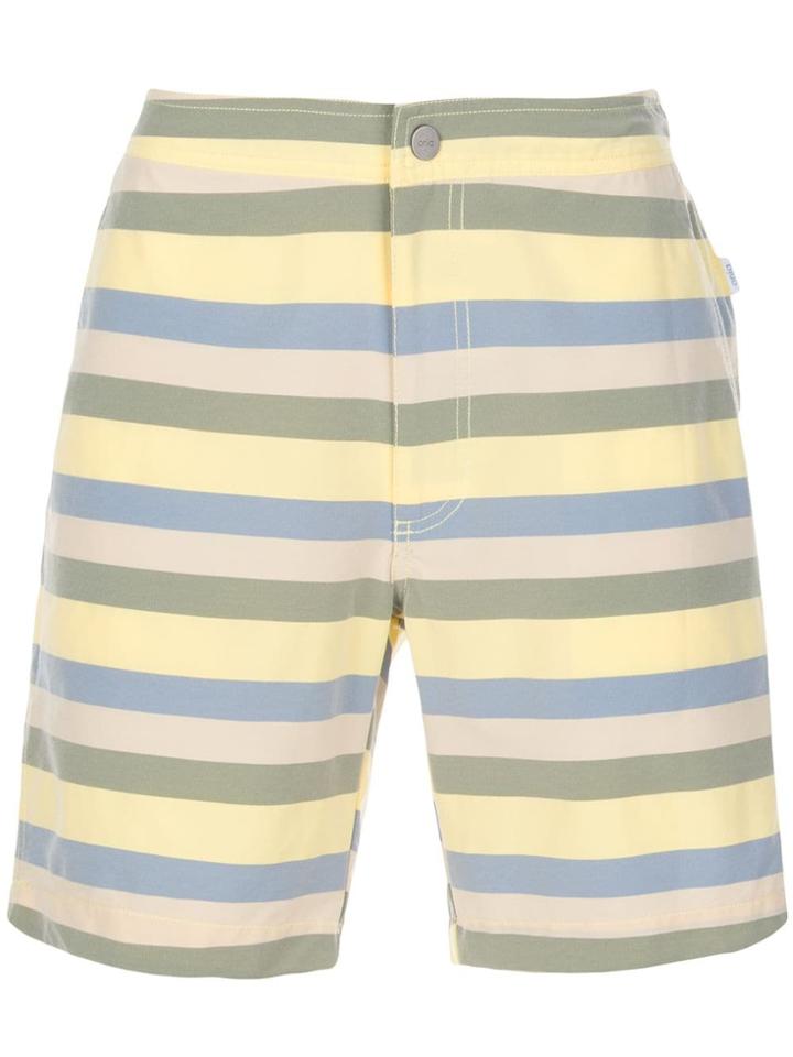 Onia Onia Ms4982 Kenyan Stripe Synthetic->polyester - Yellow