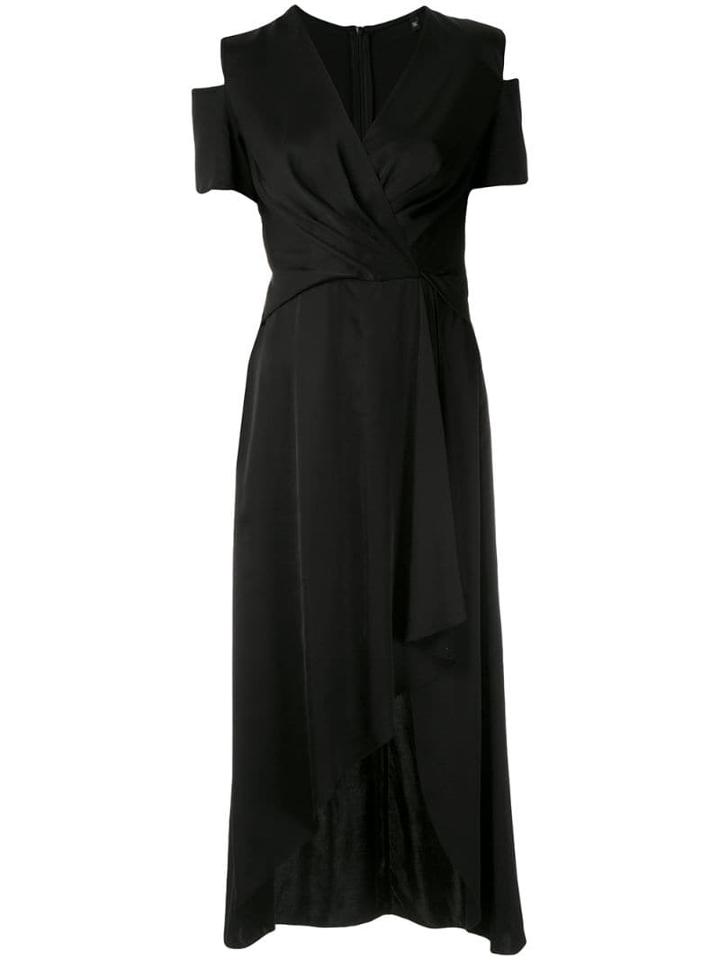 Reinaldo Lourenço Vestido Midi Cachequer - Black