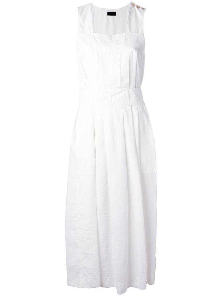 Joseph - Belted T-shirt Dress - Women - Polyester/polyimide - Xs, White, Polyester/polyimide