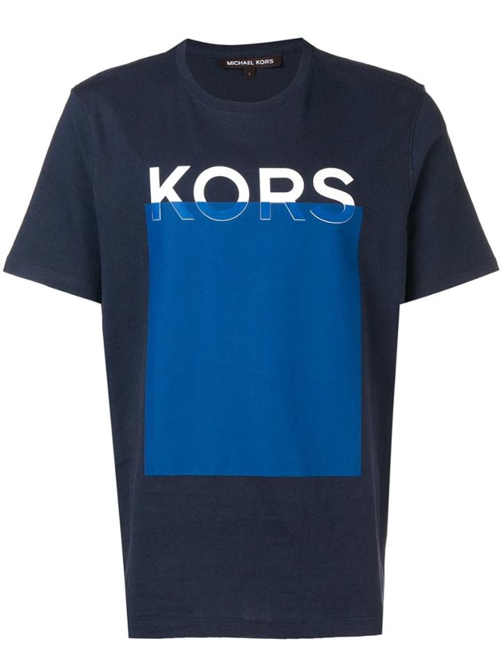 Michael Michael Kors Logo T-shirt - Blue