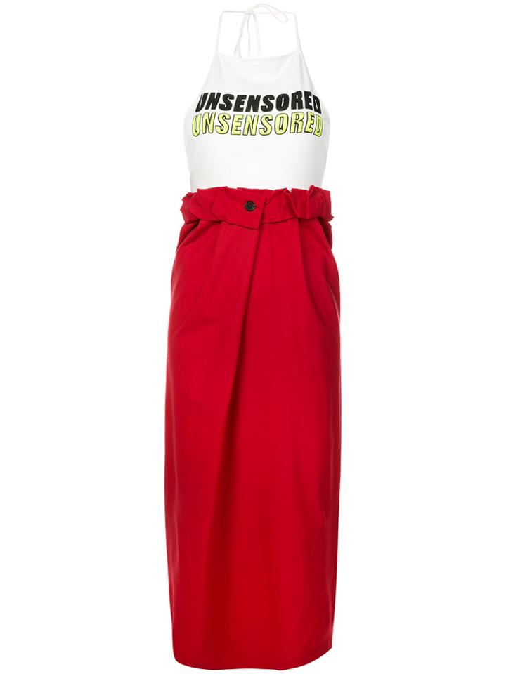 Ambush Unsensored Print Dress