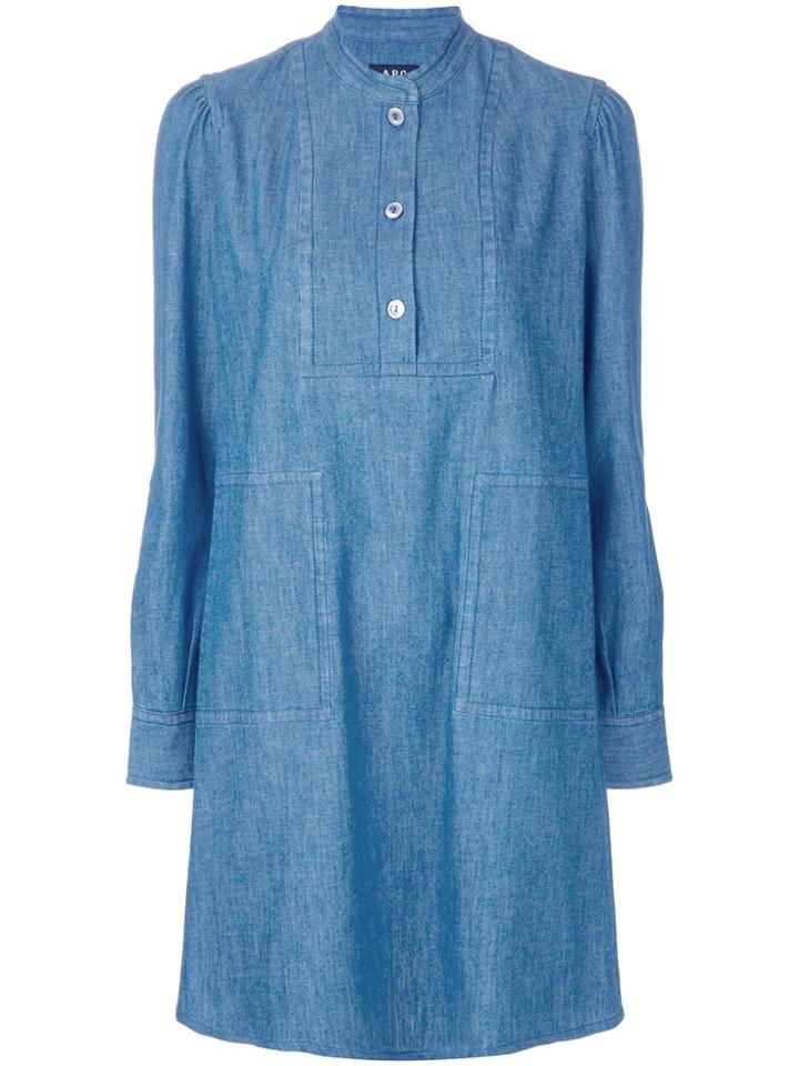A.p.c. Saffron Dress - Blue