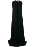 Victoria Beckham Twisted Neckline Dress - Black