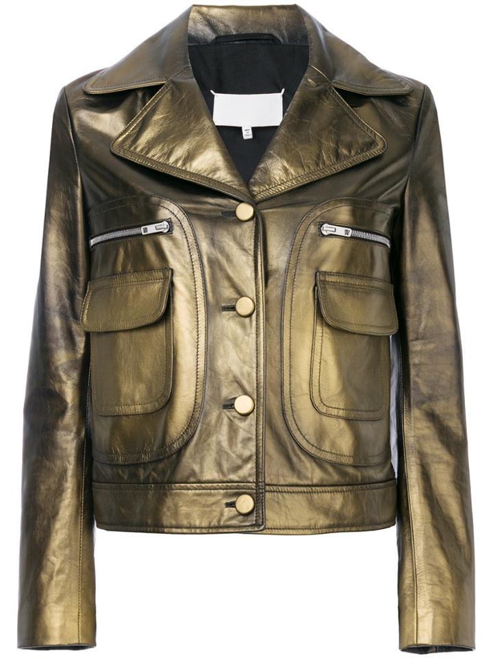 Maison Margiela Front Button Jacket - Metallic