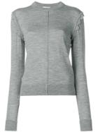 Chloé Scallop Shoulder Sweater - Grey