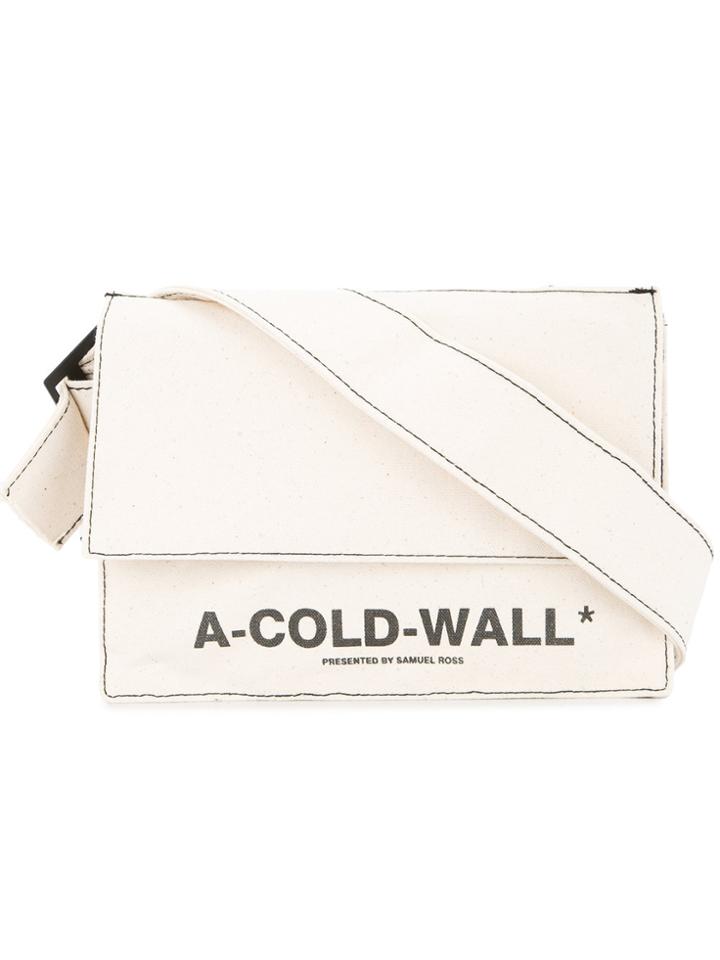 A-cold-wall* Logo Cross Body Bag - Nude & Neutrals