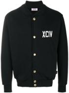 Gcds Buttoned Bomber Jacket - Black