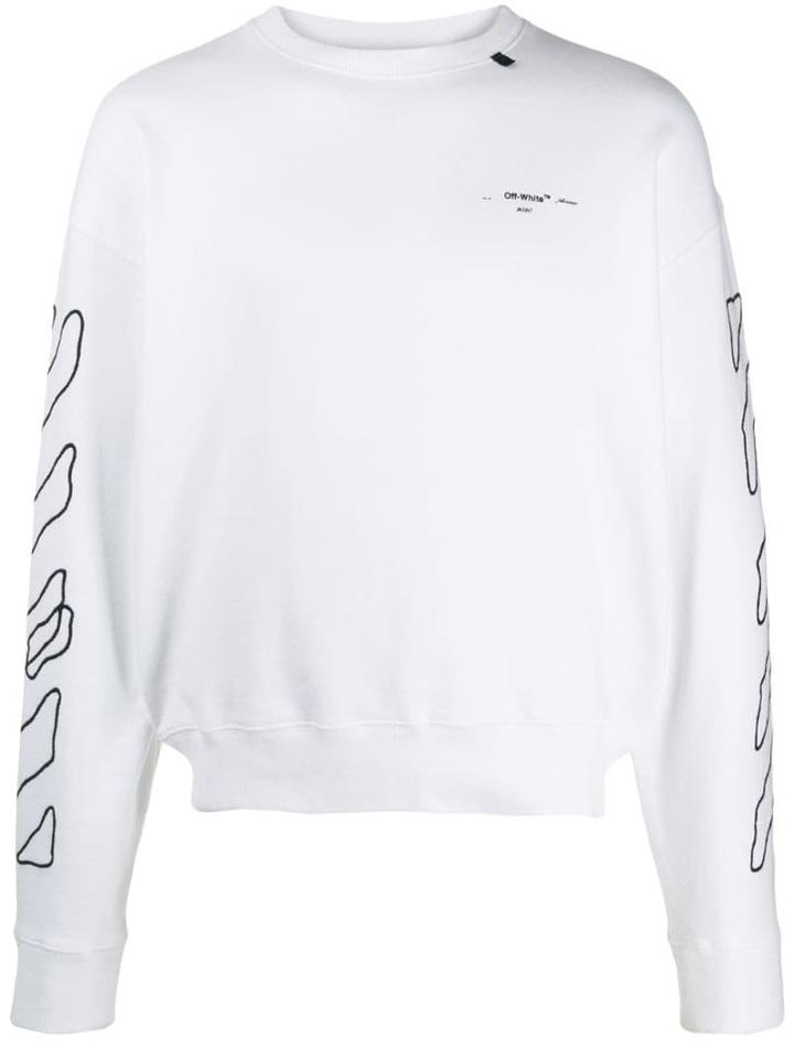 Off-white Abstract Logo Print Sweatshirt