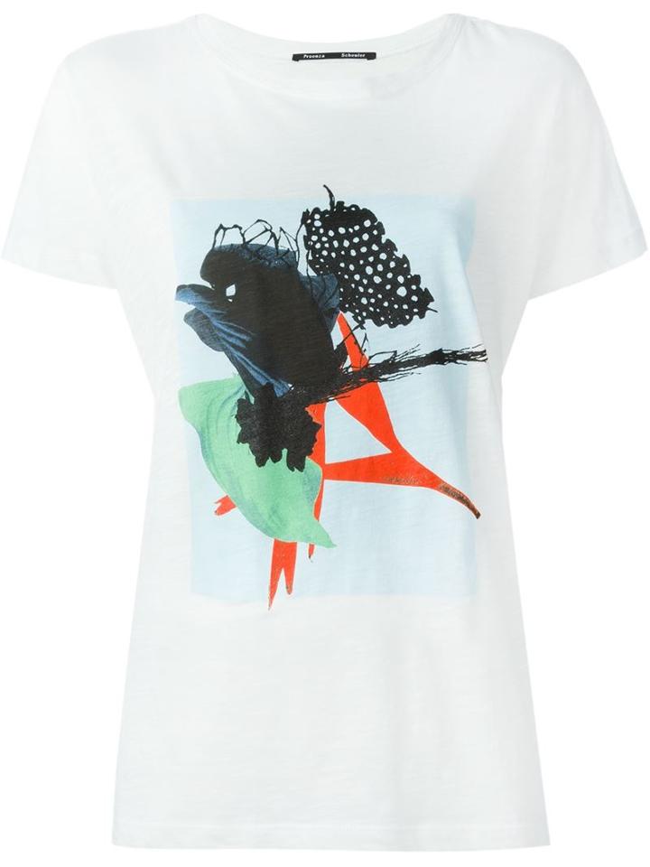 Proenza Schouler Abstract Print T-shirt, Women's, Size: Small, Cotton