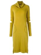 Uma Raquel Davidowicz Draped Midi Dress - Green