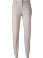 Piazza Sempione Tailored Trousers, Women's, Size: 42, Nude/neutrals, Cotton/spandex/elastane